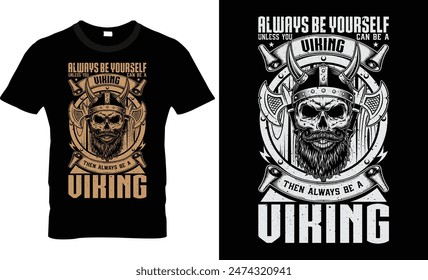 vintage Viking t shirt design