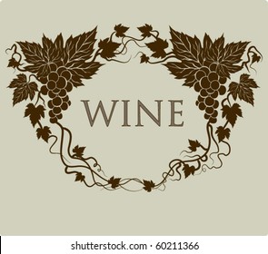 Vintage vine label