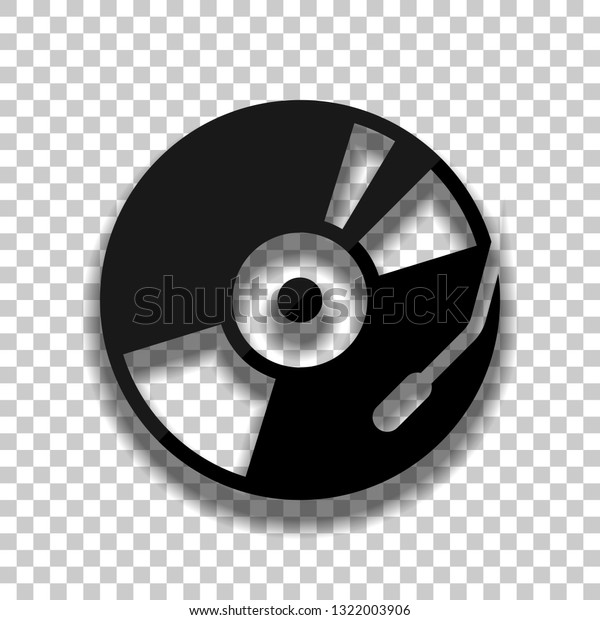 Vintage Vinyl Audio Disc Dj Player Stock Vector Royalty Free