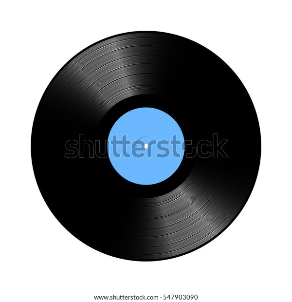 白い背景にビンテージビニールlpレコードベクターイラスト のベクター画像素材 ロイヤリティフリー