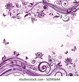 Vintage Violet Background Stock Vector (Royalty Free) 50390644 ...