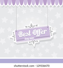 Vintage violet vector background with place for your text. cover design.