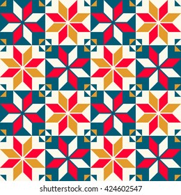 Vintage wall tiles pattern