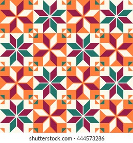 Vintage wall tiles pattern