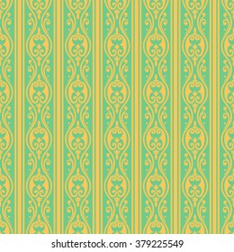 Vintage wallpaper background stripe pattern