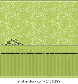 Vintage wallpaper, old style