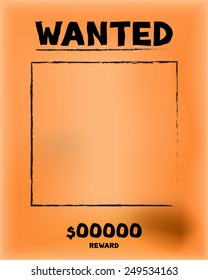 Vintage wanted paper vector and illustration
