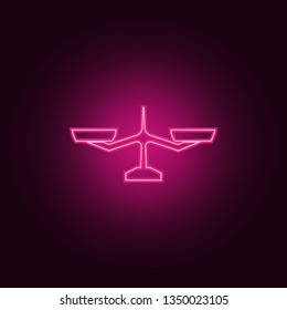 vintage watch icon. Elements of measuring elements in neon style icons. Simple icon for websites, web design, mobile app, info graphics