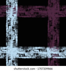 Vintage watercolor brush stripes seamless pattern. Hand drown paint strokes decorative artwork  For wallpaper.