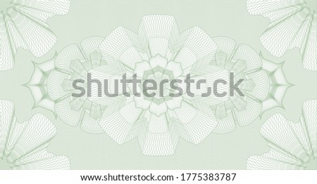 Vintage watermark. Background. Illustration. Complex design. 