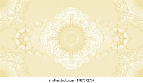 Vintage watermark. Banknotes. Intense illustration. Detailed design. 
