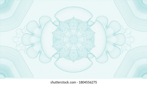 Vintage watermark. Banknotes. Intense illustration. Complex design. 