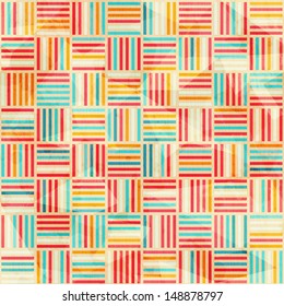 vintage wattle seamless pattern
