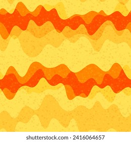 Vintage wave liquid vector seamless pattern. Wavy dynamic stripes texture. Poster background template. Colorful textile print design. Wave flow splash fluid shapes background.
