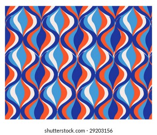 Vintage wave pattern