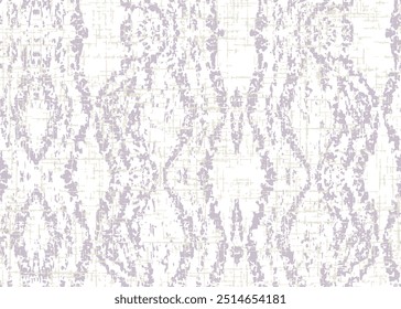 Vintage fundo listrado ondulado. geométrico angustiado Vetor damasco ilustração com fundo roxo. Padrão de repetição de textura de geometria de alta definição em textura criativa.