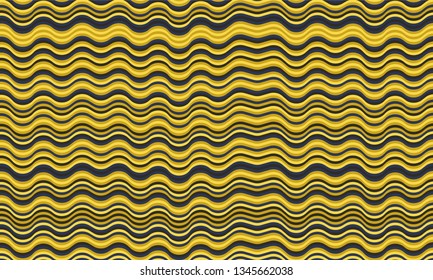 Vintage wavy stripes background. Waves, curve lines ripple texture. Card background pattern vector. Curved stripes wavy ribbons vector. Colorful wave ripple line art.