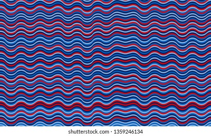 Vintage wavy stripes background. Waves, curve lines ripple texture. Card background pattern vector. Curved stripes wavy ribbons vector. Colorful wave ripple line art.