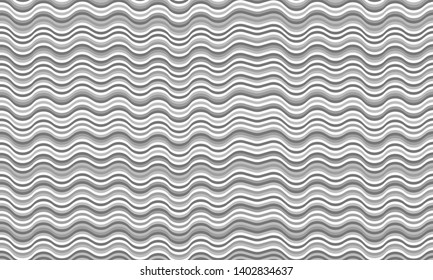 Vintage wavy stripes background. Waves, curve lines ripple texture. Card background pattern vector. Curved stripes wavy ribbons vector. Colorful wave ripple line art.
