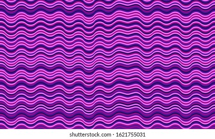 Vintage wavy stripes background. Waves, curve lines ripple texture. Card background pattern vector. Curved stripes wavy ribbons vector. Colorful wave ripple line art.