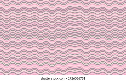 Vintage wavy stripes background. Waves, curve lines ripple texture. Card background pattern vector. Curved stripes wavy ribbons vector. Colorful wave ripple line art.