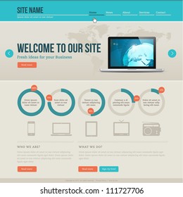 Vintage website template