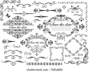 Vintage wedding design elements