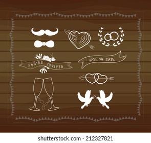 Vintage wedding elements