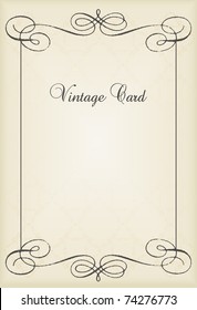 Vintage wedding frame