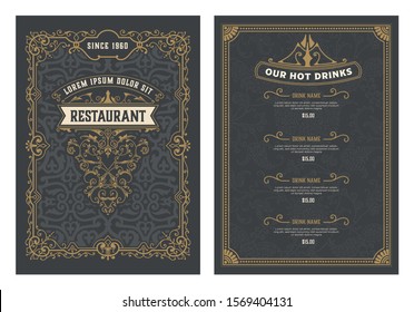 Vintage wedding invitation. 20 colors layouts. Save the date. Vector illustration