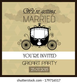 Vintage Wedding Invitation 