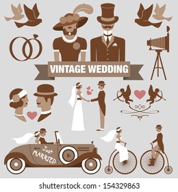 vintage wedding set
