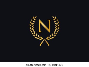 Vintage Weizen Logo Design mit Buchstaben und Weizen-Logo Symbol Vektorvorlage