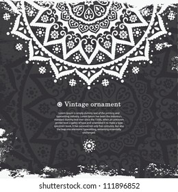 Vintage white ornament