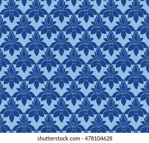 Vintage white seamless pattern for retro design