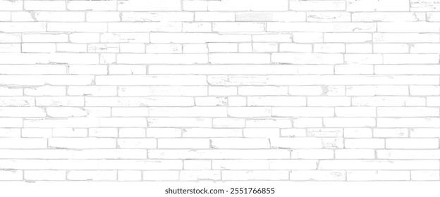 Vintage white wash brick wall texture for grunge style brick wall texture.	