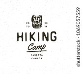 vintage wilderness logo. hand drawn retro styled outdoor adventure emblem, badge, design elements, logotype template. vector illustration