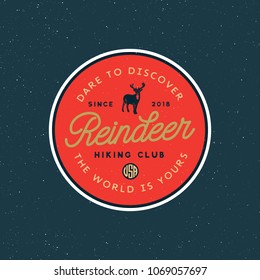 vintage wilderness logo. hand drawn retro styled outdoor adventure emblem, badge, design elements, logotype template. vector illustration