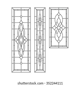 Vintage window design many different varieties