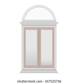 Vintage Window Vector Art