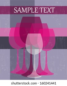 Vintage wine background