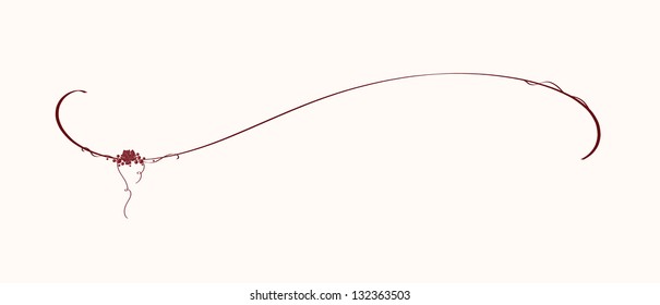 Vintage winery design element. Can be used in menu (restaurant, cafe, bar etc) or other. Includes grapes, leaves, swirls, ornaments, branches.