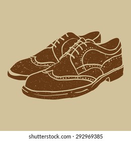 vintage wingtip shoes