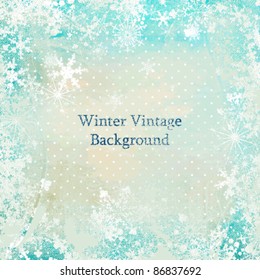 Vintage winter card