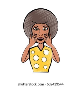 Vintage woman cartoon