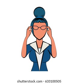Vintage woman cartoon