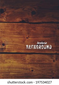 Vintage Wood Background. Vector.