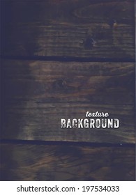 Fondo De Madera Vintage. Vector.