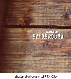 Fondo De Madera Vintage. Vector.
