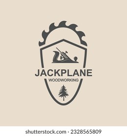 Vector del logotipo de carpintería de madera vintage.Logotipo para negocios, carpintería, leñador, etiqueta, insignia.